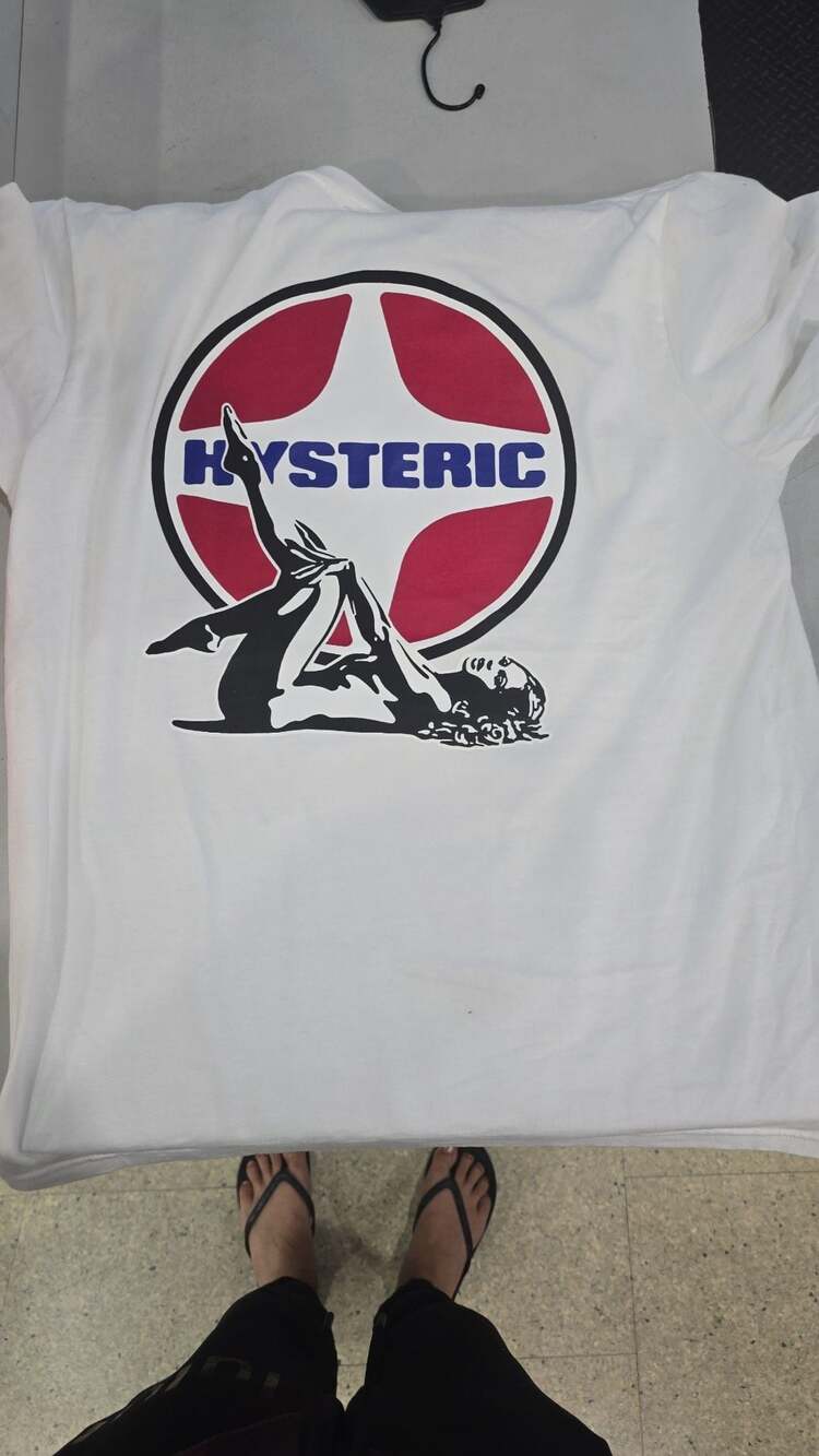 Supreme x Hysteric Glamour Pin Up Graphic T-Shirt White Medium